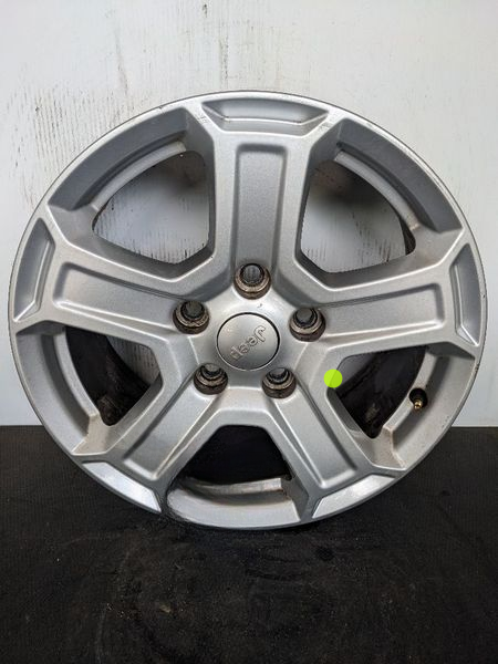 2018-2023 Jeep Wrangler 17" Factory OEM Wheel Rim 17x7.5 Silver 5 Spoke 9216