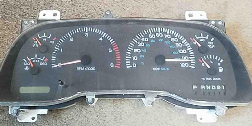 1997 Dodge Dakota Speedometer Gauge Cluster with Tachometer (MPH) - OEM
